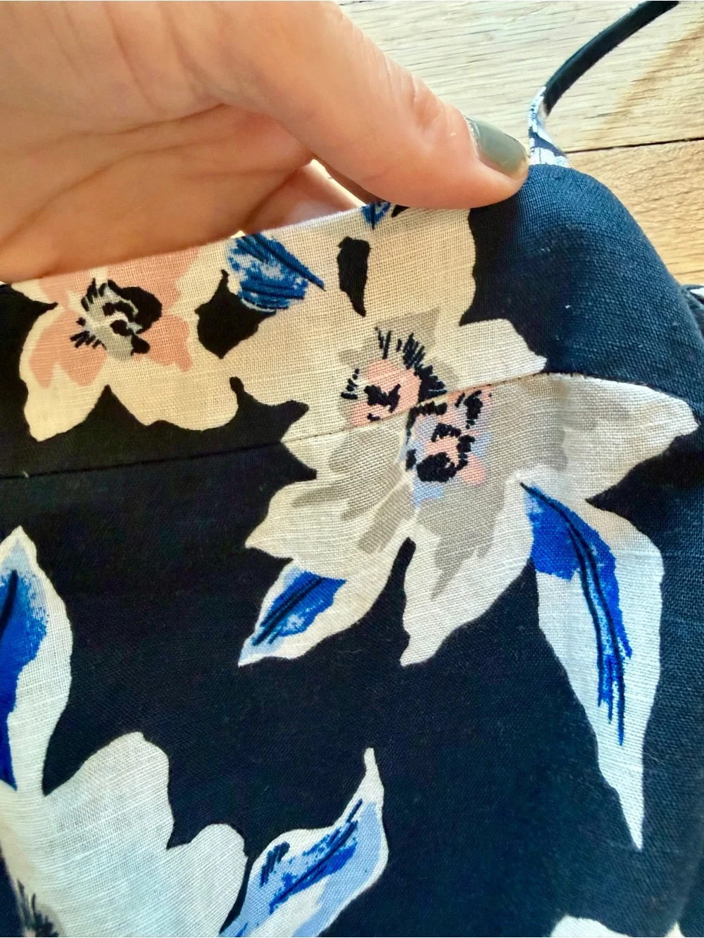 Banana Republic Linen Blend Floral Wide Leg Jumpsuit | Size 2